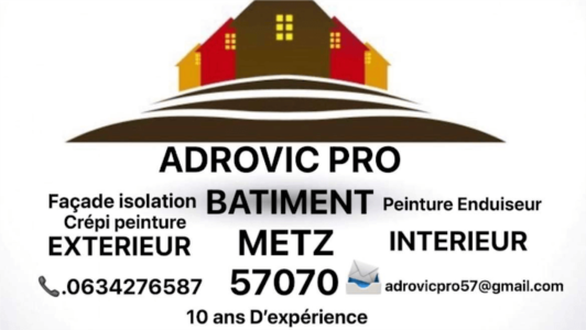 Logo Façade Batiment Adrovic