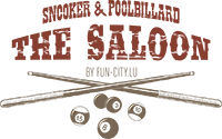 Logo The Saloon, Snooker & Poolbillard by Fun-City.lu