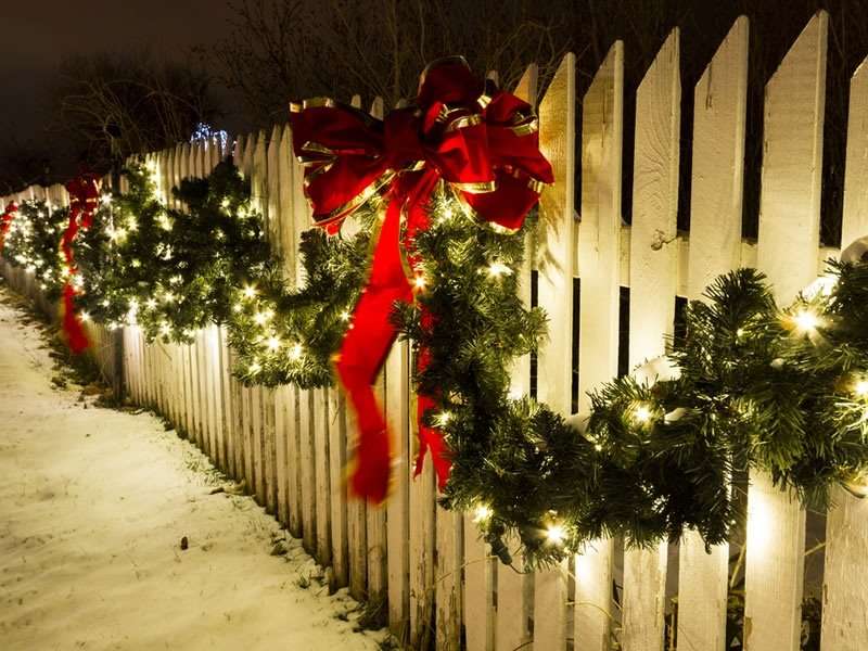 décoration Noël jardin