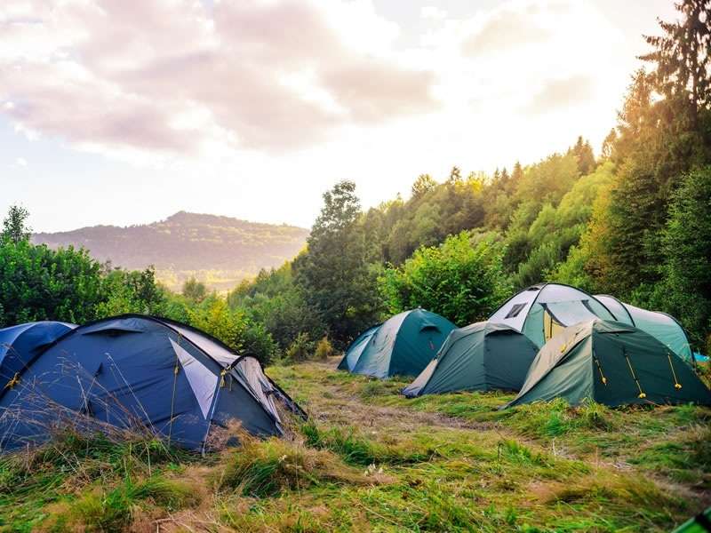 Camping: die Checkliste von 6 Dingen zu planen