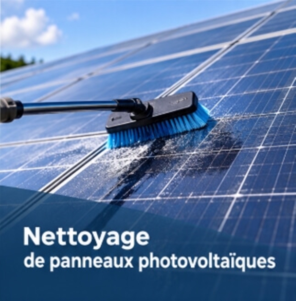 Nettoyage de panneaux photovoltaïques