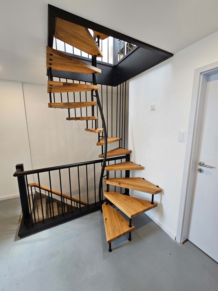 Space-saving staircases