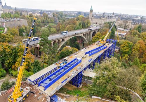 Réalisation: Pont Adolphe Luxembourg