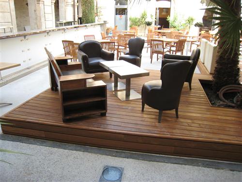 Terrasse en bois IPE