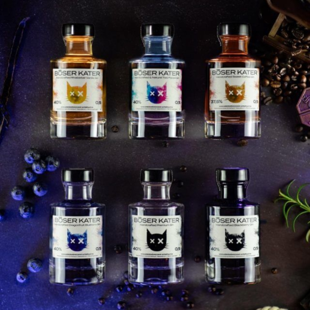 Changement de couleur du gin