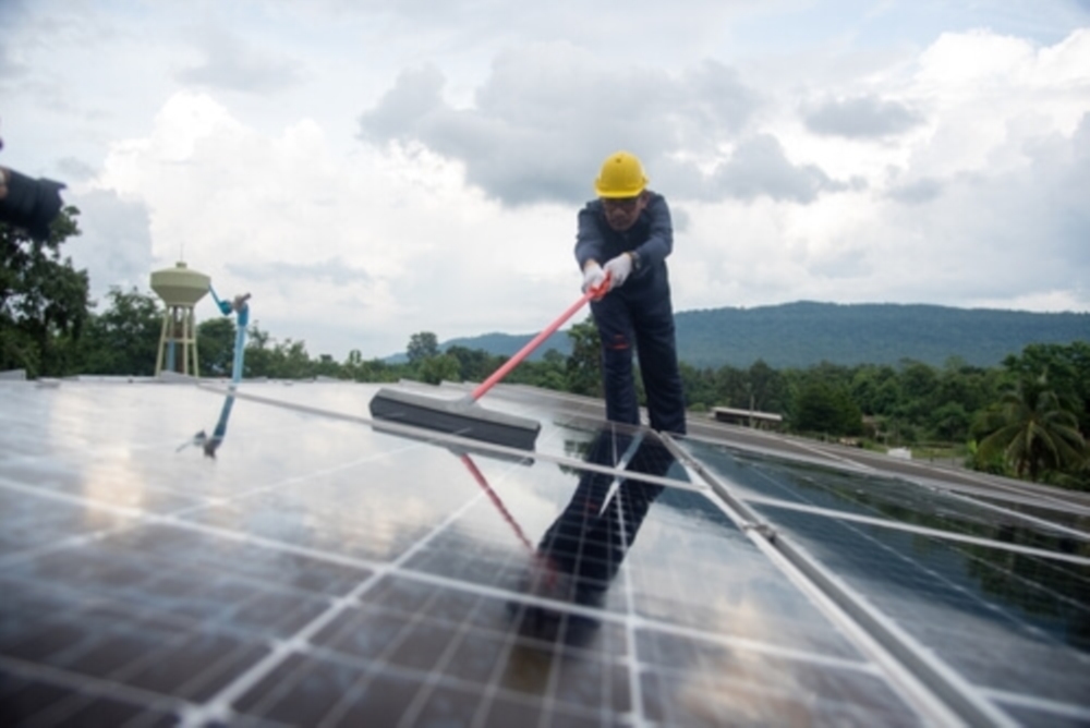 Cleaning solar systems