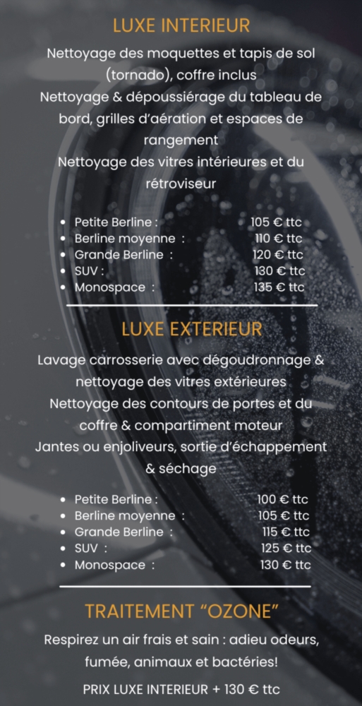 LAVAGES & POLISSAGES 2/2