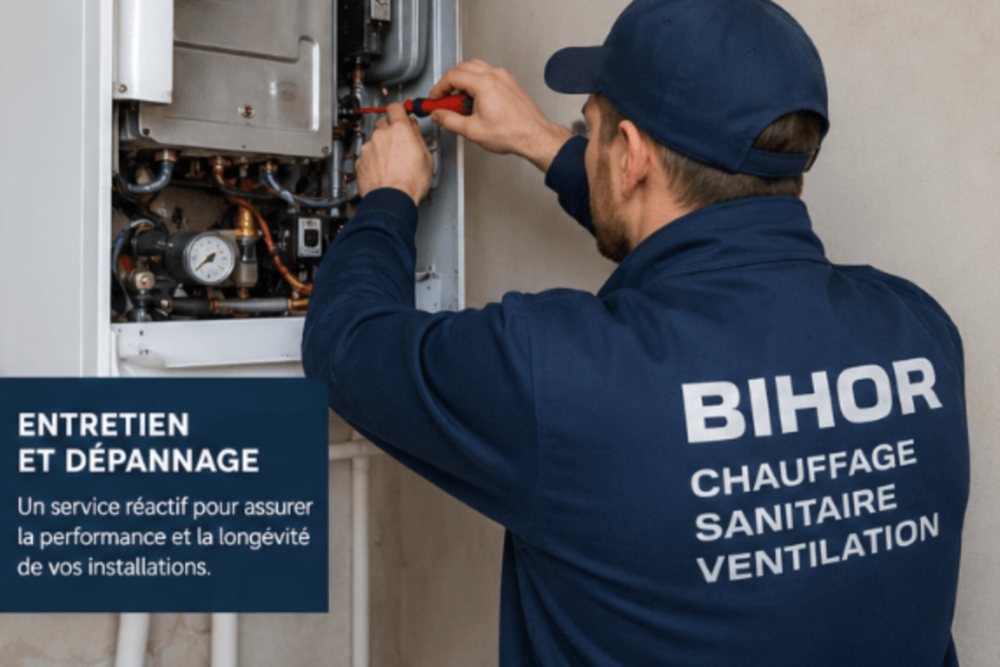 Entretien et dépannage de vos installations