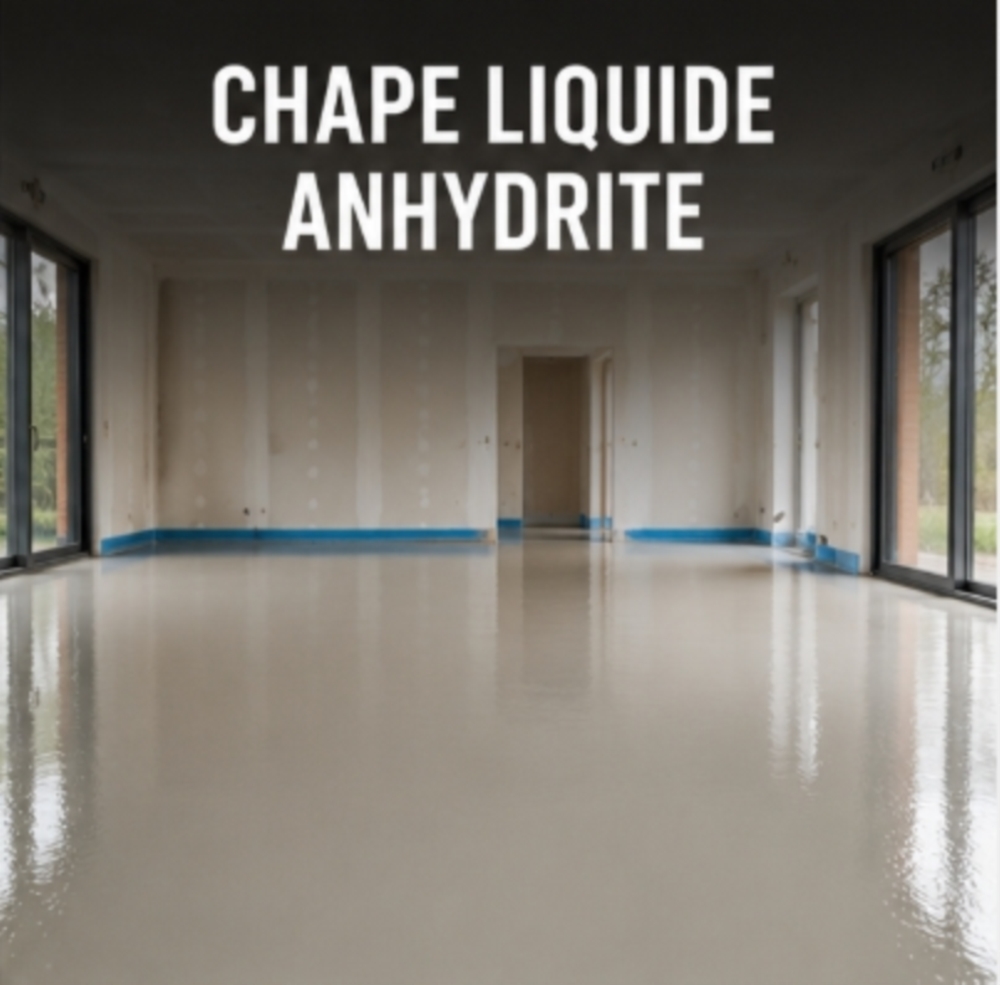 Chape liquide anhydrite