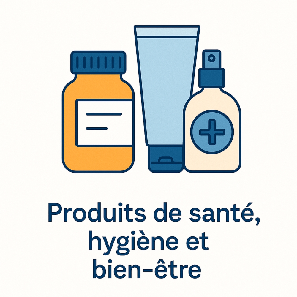 Produits de santé, hygiène et bien-être