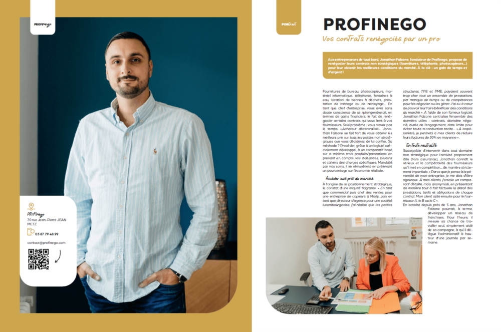 PROFINEGO est représenté dans le magazine MTZ