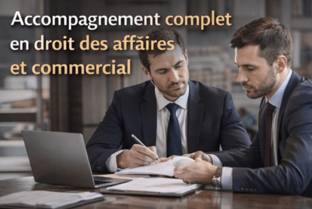  Accompagnement en droit des affaires et droit commercial