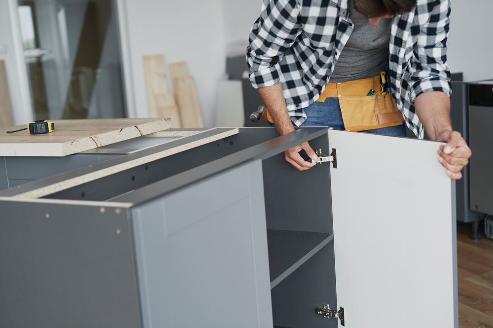 Assembly of furniture