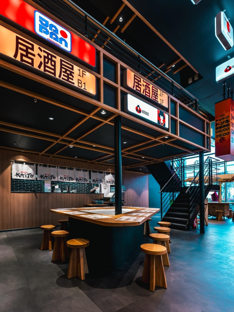 Rénovation complète du restaurant Kaito à Auchan Kirchberg 