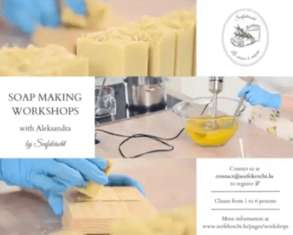  Atelier savonnerie artisanale