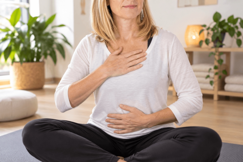 Respiration abdominale et relaxation par le yoga