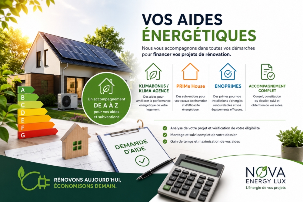 Vos aides à la rénovation énergétique