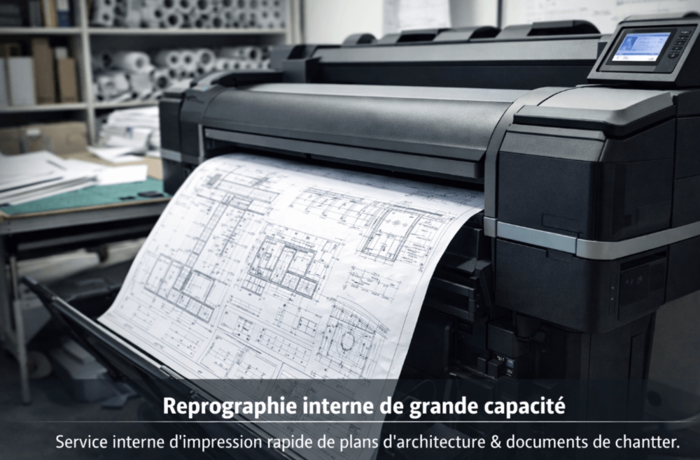 Reprographie interne de grosse capacité