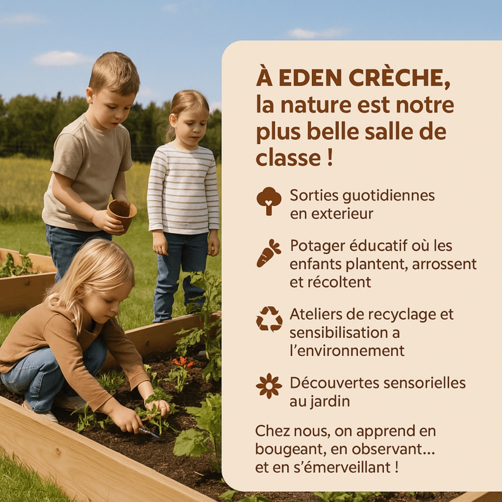 Le Projet Pédagogique 100% Nature