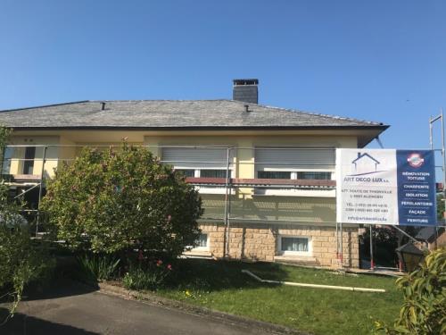 Rénovation de toiture en ardoise fibre ciment