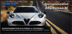 Reprogrammation Alfa Roméo 4C disponible