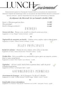 Lunch Gourmand
