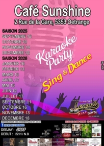 Karaoke Party – Sing & Dance au Café Sunshine !