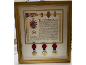 Encadrement d'un diplôme