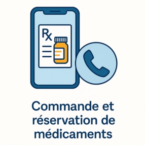 Commande et réservation de médicaments