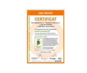 Certificat_Qualitätslabel SDK