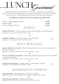 Lunch Gourmand