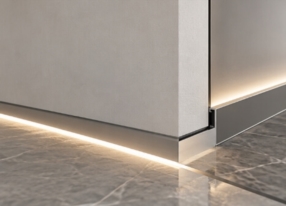 Profilés aluminium et plinthes affleurantes