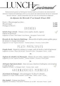 Lunch Gourmand