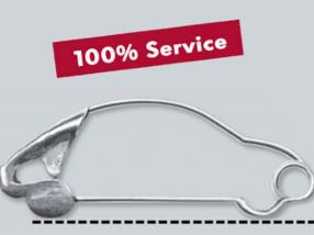 Le service de carrosserie et de la peinture.