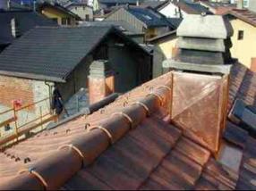 Tour de cheminée en cuivre