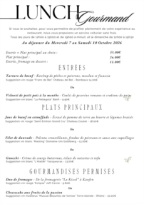 Lunch Gourmand