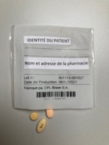 Pas de risque de confusion entre les médicaments