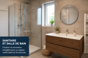 Sanitaire et salle de bain : des réalisations sur mesure