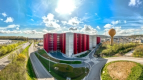 Parking P&R et passerelle de liaison