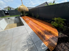 Terrasse en bois exotique