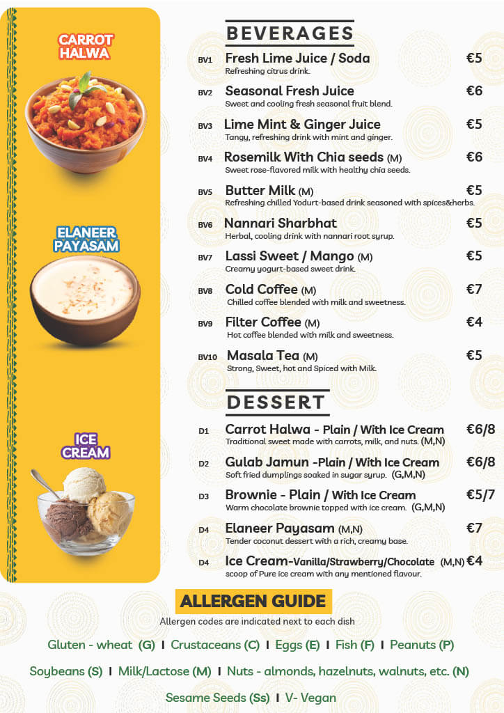 Restaurant food menu 6